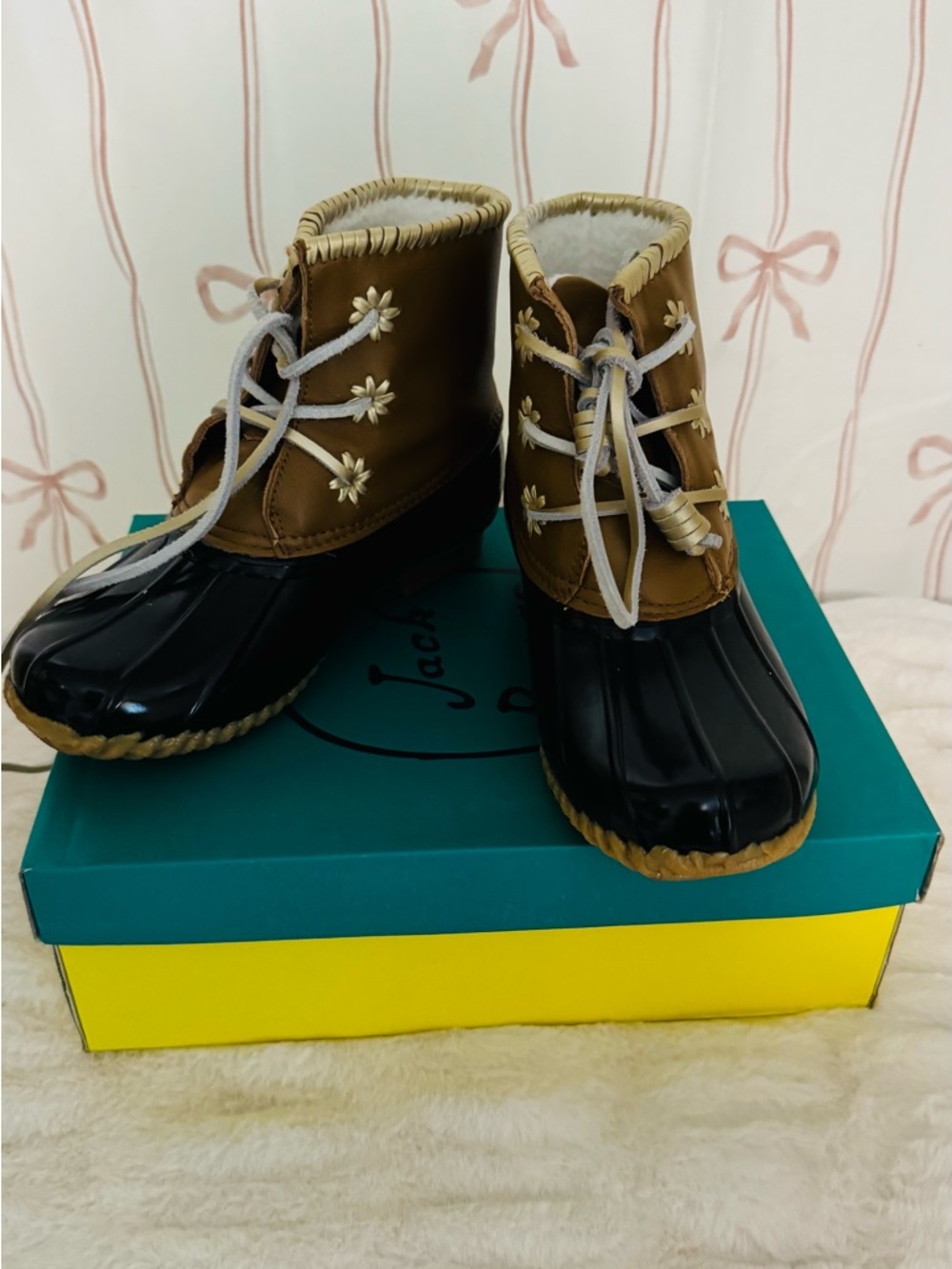 Jack Rogers Women’s  Brown and Black Waterproof Winter Boots